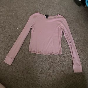 dusty pink long sleeve